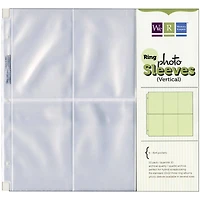 We R Memory Keepers® 12" x 12" Ring Photo Sleeves with 6" x 4" Pockets