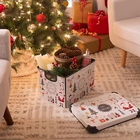 Simplify Happy Christmas Storage Tote Bin