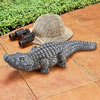 Design Toscano 25" Swamp Beast Garden Gator Statue