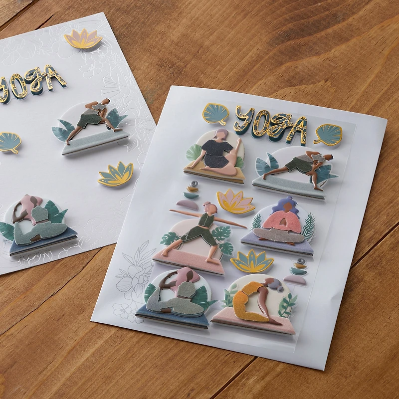 Yoga Dimensional Stickers by Recollections™