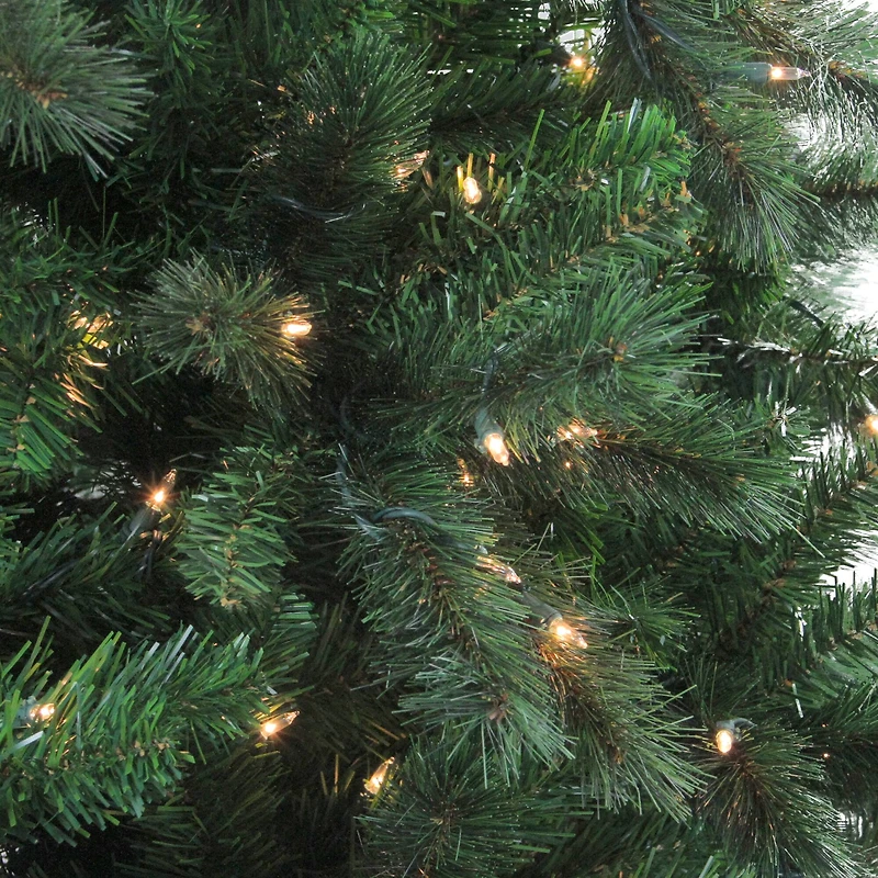 7.5ft. Pre-Lit Mixed Scotch Pine Artificial Christmas Tree, Clear Lights
