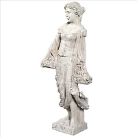 Design Toscano 45.5" Flora the Goddess of Flowering Plants Garden Statue
