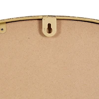 Black Speedometer Style Round Metal Wall Clock