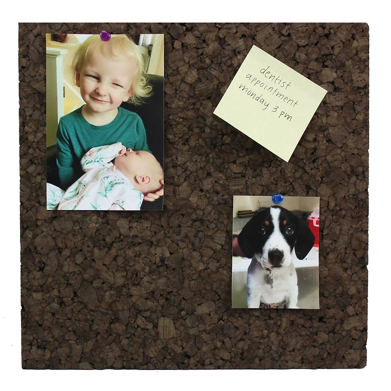 Flipside Products 12" x 12" Dark Cork Tiles, 2ct.