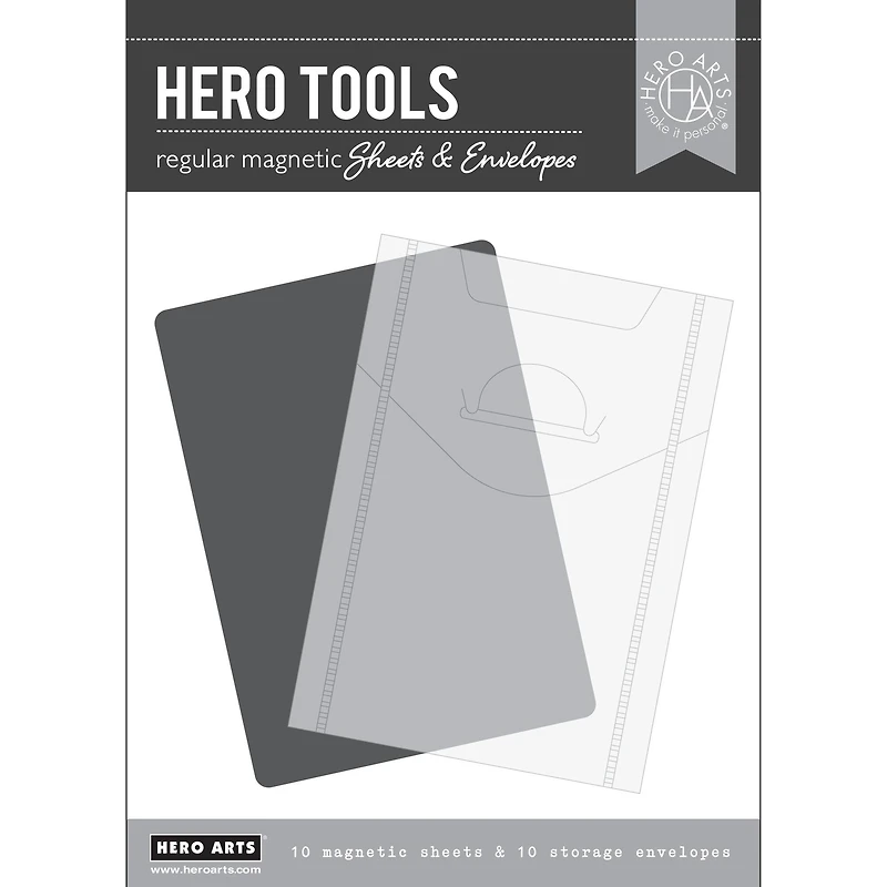 Hero Arts® Magnetic Regular Sheets & Storage Envelopes, 10ct.