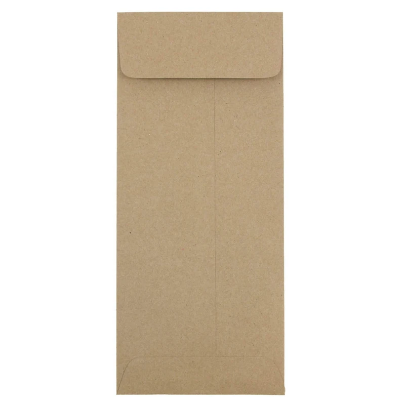 JAM Paper #11 Brown Kraft Paper Bag Policy Business Premium Envelopes, 25ct.