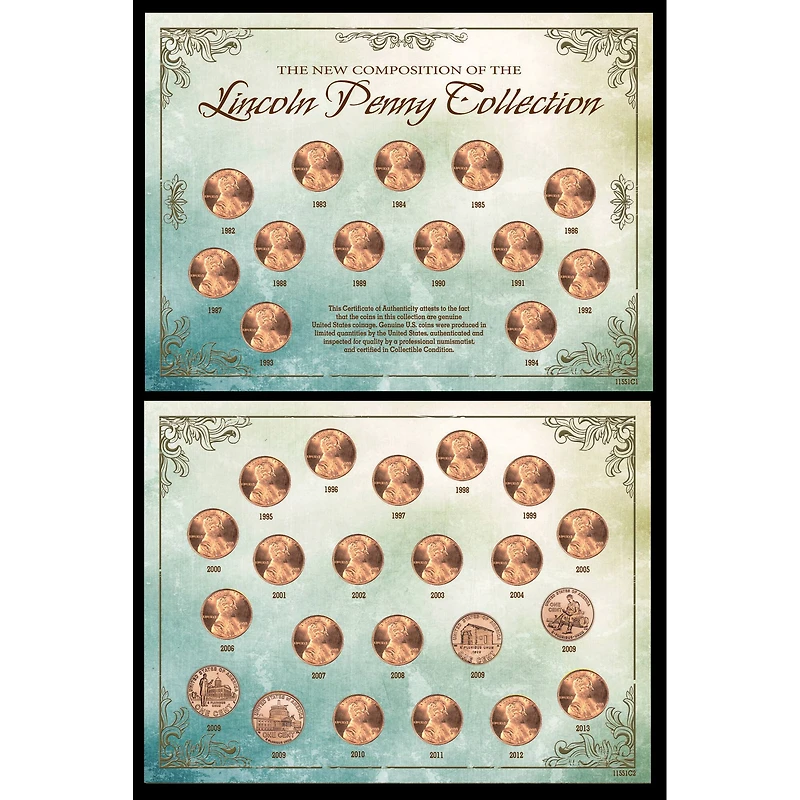 The New Composition of the Lincoln Penny Collection