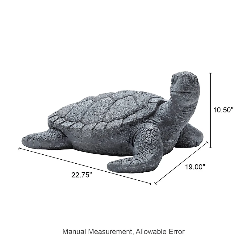 Glitzhome® 22.7" Turtle Garden Statue