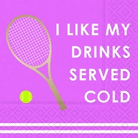 JAM Paper Drinks Served Cold Cocktail Napkins, 32ct.