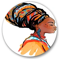 Designart - African American Woman with Turban I