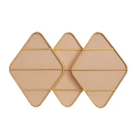 CosmoLiving by Cosmopolitan Gold Metal Contemporary Wall Mirror, 43" x 43" x 3"