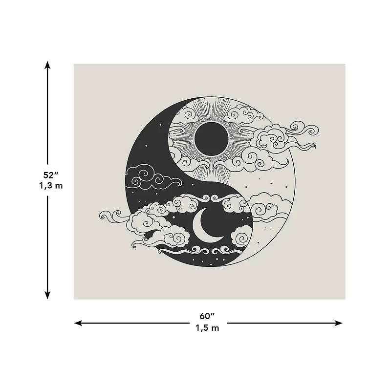 RoomMates Yin Yang Tapestry