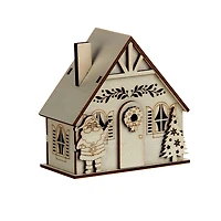 DIY LED Wood Village Santa House by Make Market®