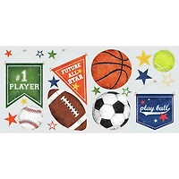 RoomMates Sports Balls Peel & Stick Wall Decals