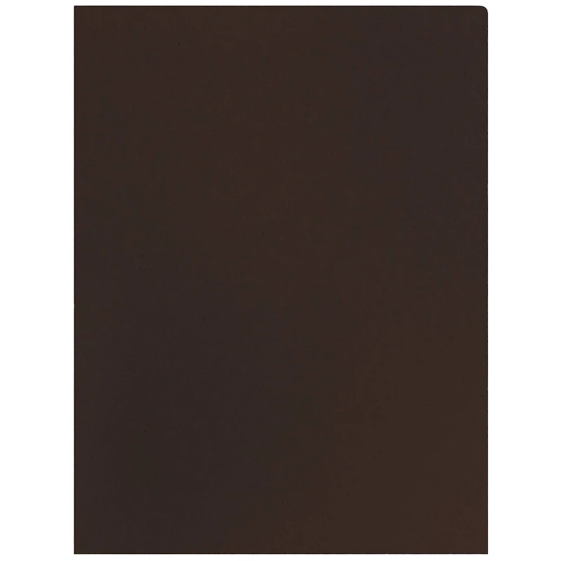 JAM Paper Chocolate Brown 2-Pocket Folders
