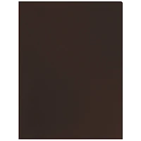 JAM Paper Chocolate Brown 2-Pocket Folders