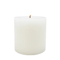 4" x 4" White Pillar Candle by Ashland®