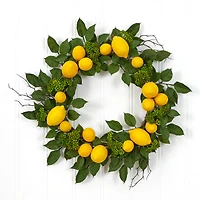 20" Lemon Wreath