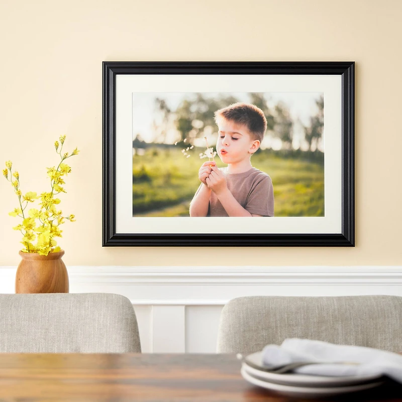8 Pack: Black 12" x 18" Frame With Mat, Lifestyles™ by Studio Décor®