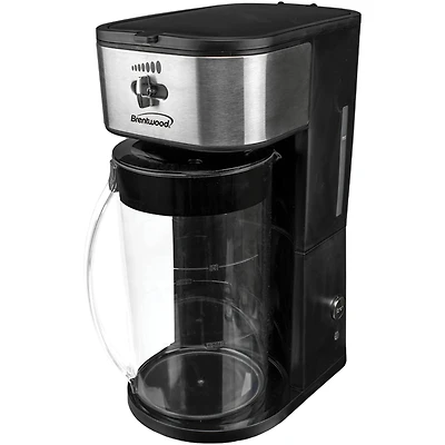 Brentwood 64oz. Black Iced Tea and Coffee Maker