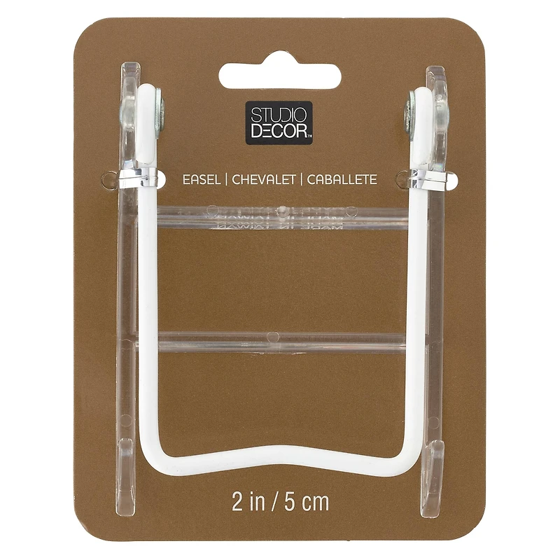 Folding Easel With Clear Base By Studio Décor