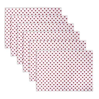 DII® Lil Hearts Ribbed Placemats, 6ct.