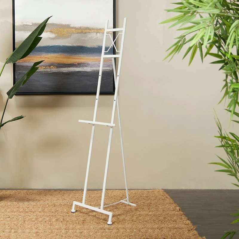 White Metal Easel