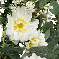 24" Fern & Eucalyptus Floral Spring Wreath