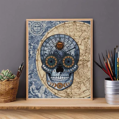 Crafting Spark Astrology Skull Diamond Painting Kit