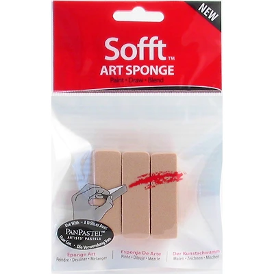 Colorfin Sofft™ Tools Flat Bar Art Sponges, 3ct.