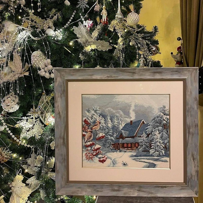 Charivna Mit Cross Stitch Kit Frosty Evening