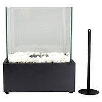 11.5" Bio Ethanol Ventless Portable Tabletop Fireplace with Flame Guard