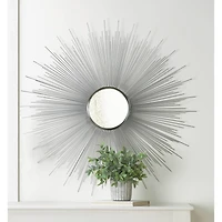 33" Silver Rays Mirror