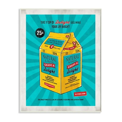 Stupell Industries Grade A Delight Funny Wall Art