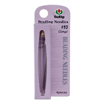 Tulip® Size 10 Long Japanese Beading Needles, 4ct.