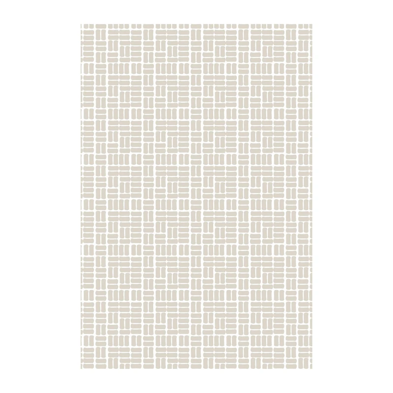 Miniature Tan Abstract Floor & Wall Covering by Make Market®