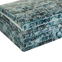 Blue Mother of Pearl Coastal Box Set