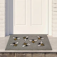 Natural Coir Bumble Bee Doormat
