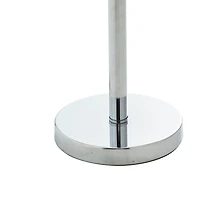 Silver Iron Contemporary Table Lamp, 30" x 13" x 13"