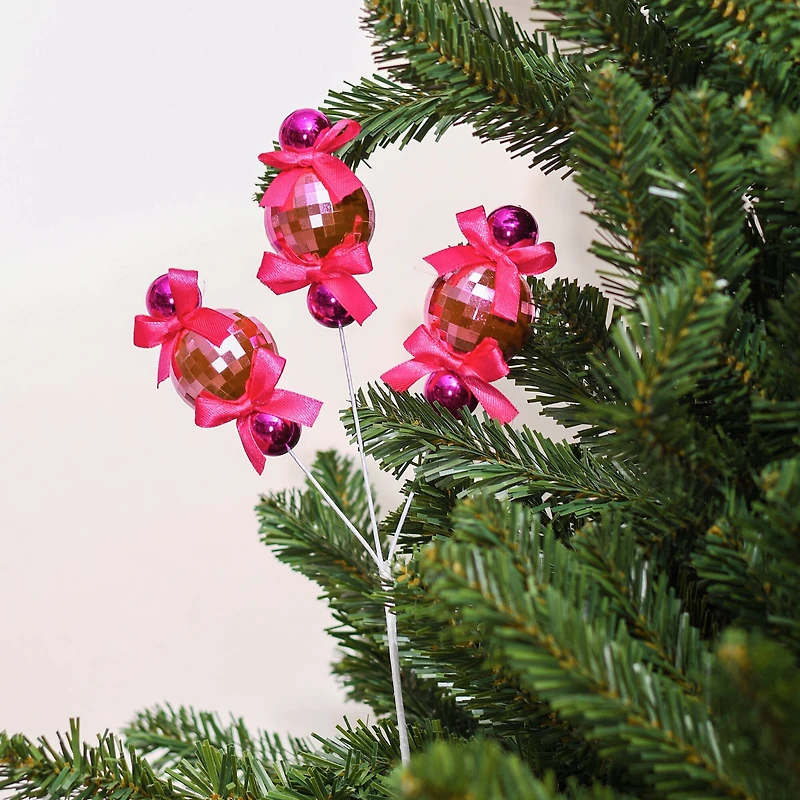 11.75" Pink Disco Ball Pick by Ashland®