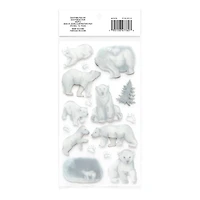 Polar Bear Dimensional Stickers by Recollections™