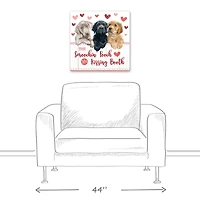 Smoochin Pooch Booth 20" x 20" Canvas Wall Art
