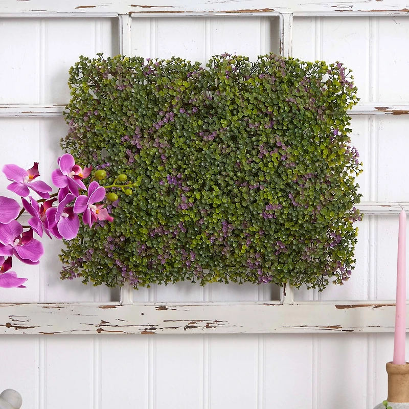 Purple & Green Clover Mat, 12ct.