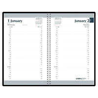 House of Doolittle® Black Recycled Daily Appointment Planner
