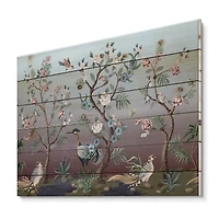 Designart - Chinoiserie With Birds and Peonies XI