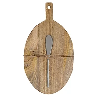 Hello Honey® Mango Wood Board & Knife Set