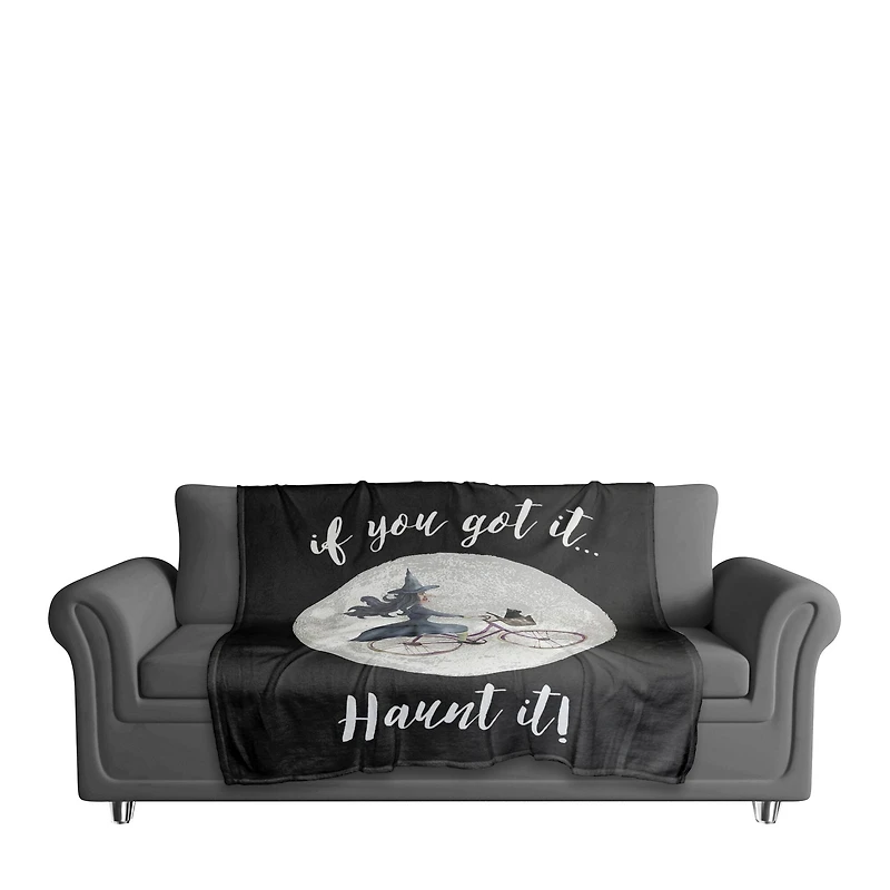 If You Got It, Haunt It Coral Fleece Blanket
