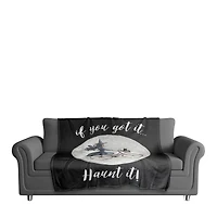 If You Got It, Haunt It Coral Fleece Blanket