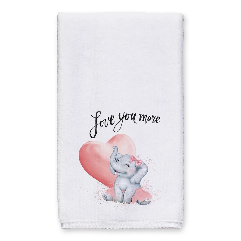 Love You More 16" x 25" Tea Towel - Set of 2