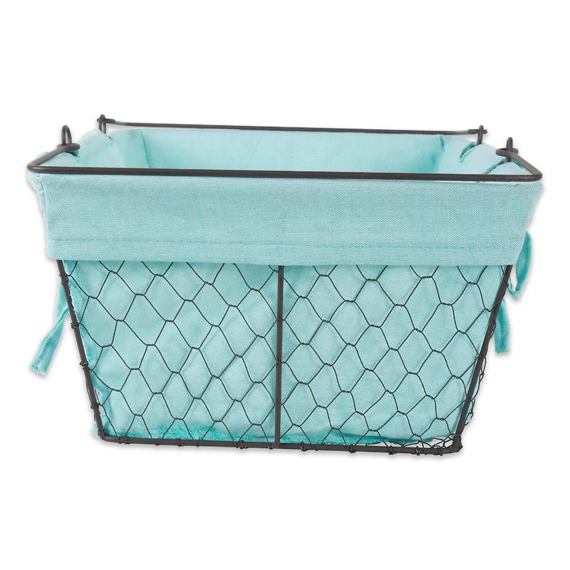 DII® Aqua Chicken Wire Egg Basket